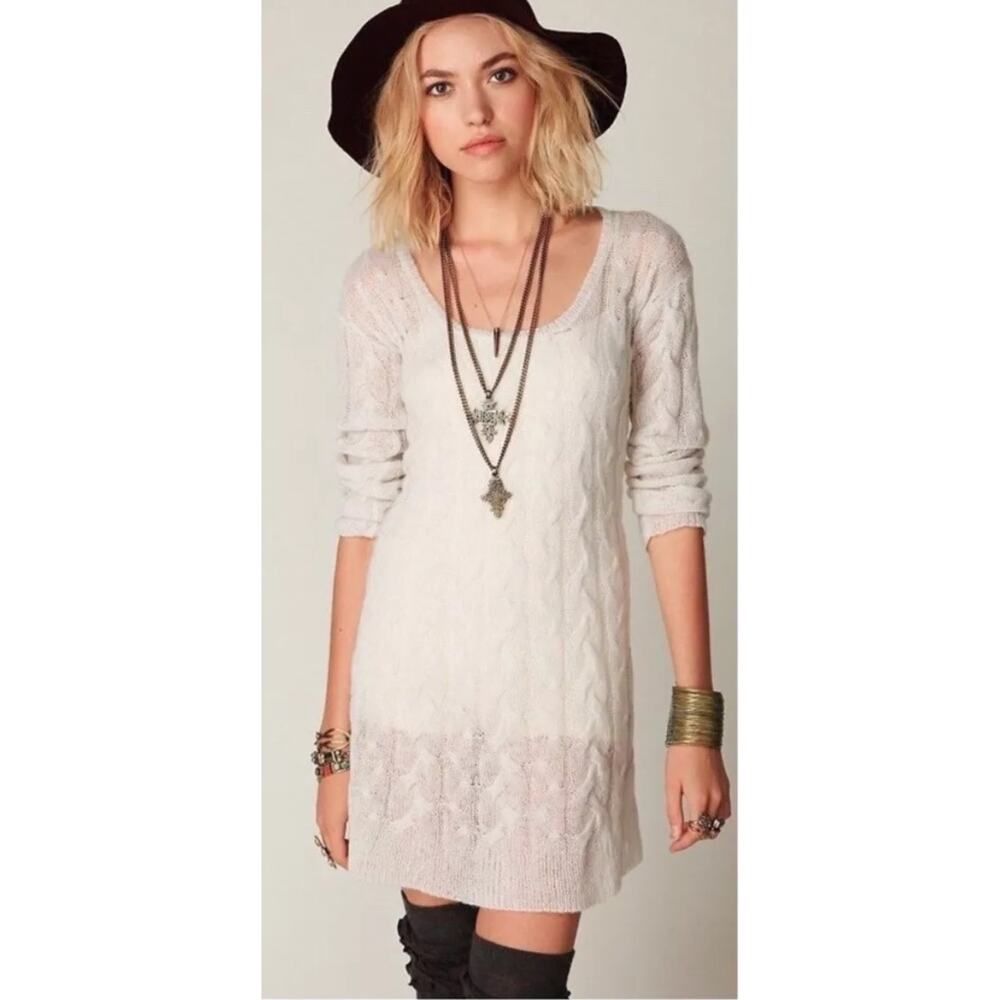Free People Angel Alpaca Mohair Dress - Large